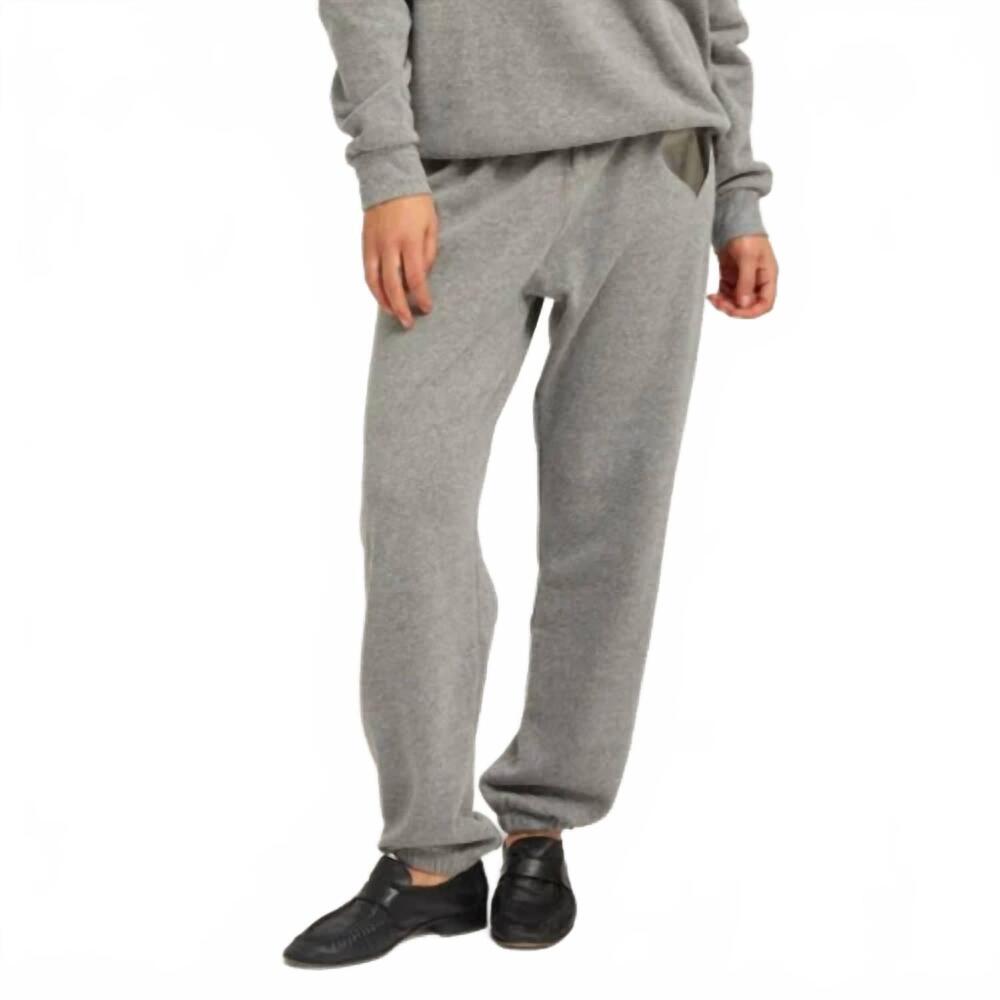 NEW SPRWMN heart logo sweatpant in heather grey